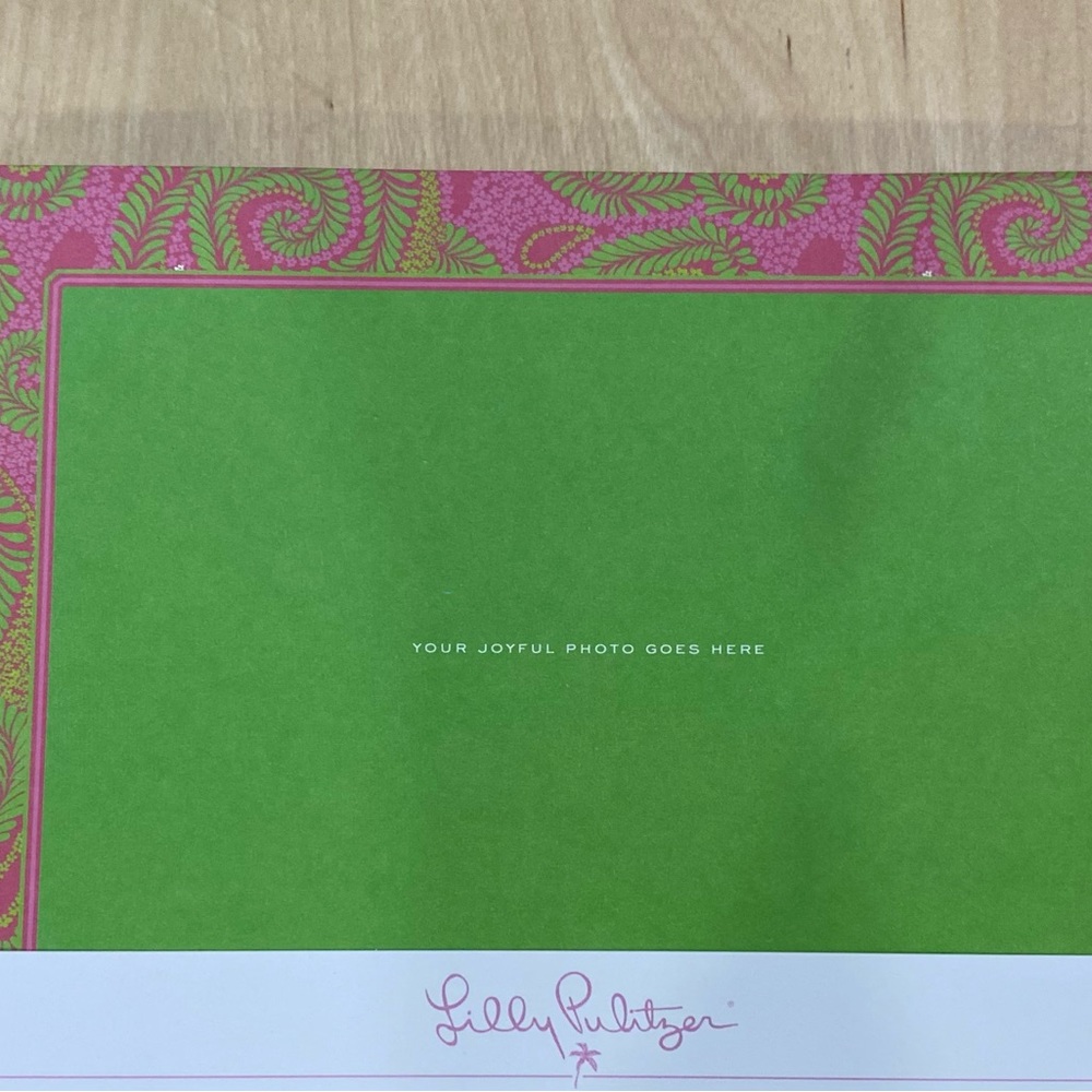 Lilly Pulitzer photo cards with envelopes